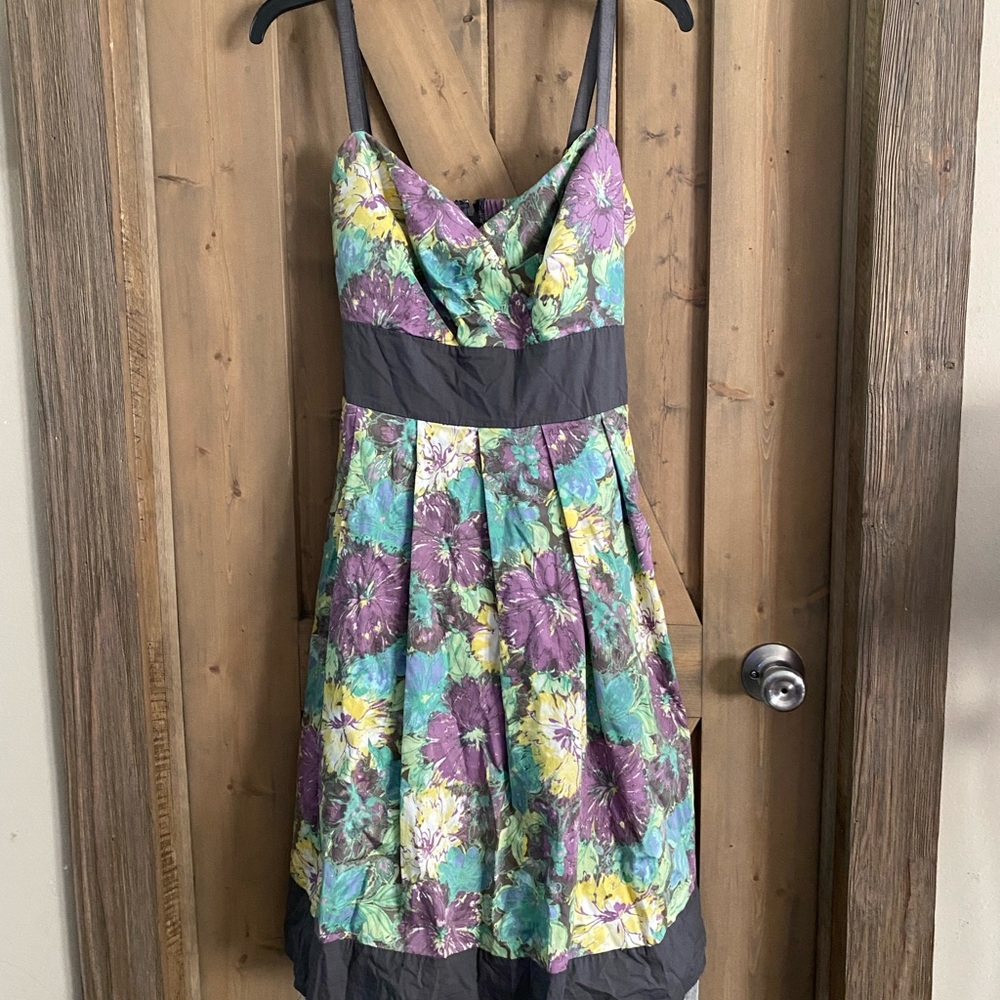 Torrid Floral TEA DRESS - Women's 14 Layered Tulle Underskirt Cottagecore - Picture 2 of 13